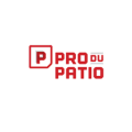 logo pro du patio rouge et noir