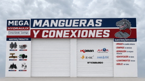fachada hydraulix de mangueras y conexiones
