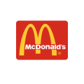 mcdonalds logo: goldene bögen auf rot