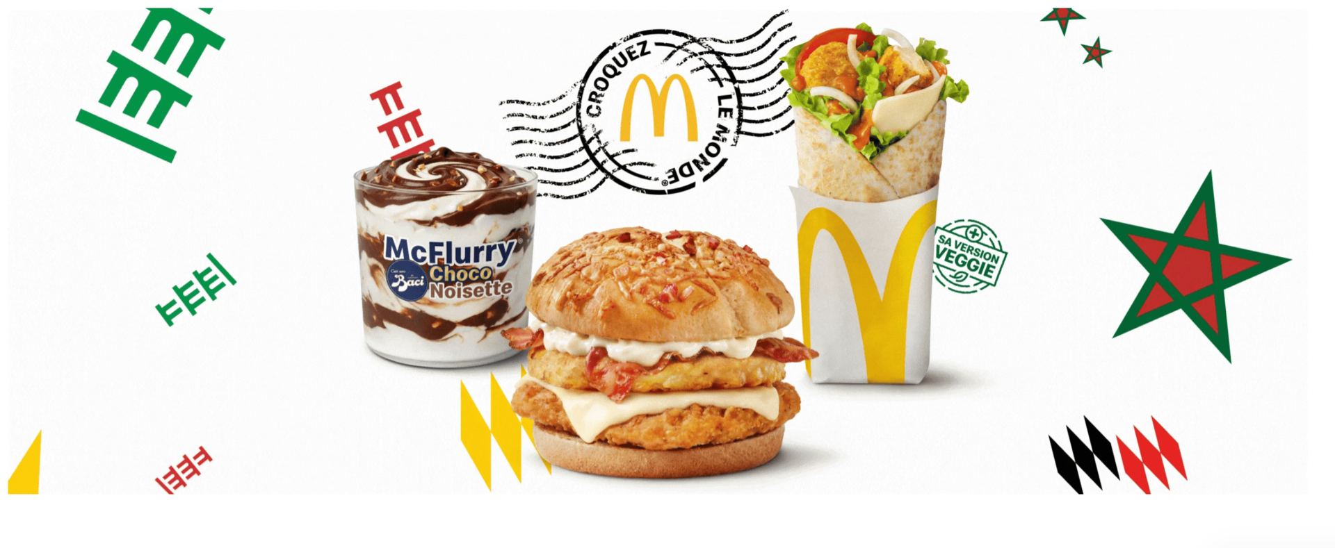 mcdonald’s : mcflurry, poulet croustillant et wrap végétarien