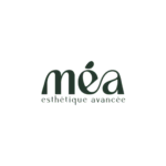 logotype méa vert — beauté naturelle haut de gamme