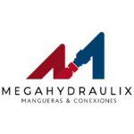 logo megahydraulix: mangueras y conexiones hidráulicas