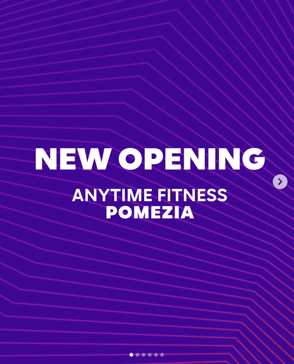nuova apertura anytime fitness a pomezia