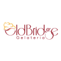 logo oldbridge gelateria: coppetta di gelato artigianale