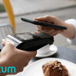pago móvil sin contacto en cafetería con bizum