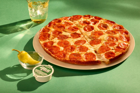 pizza pan dorada de papa johns