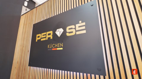 cartel elegante per sé küchen en madera