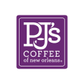 pjs coffee new orleans purple square logo