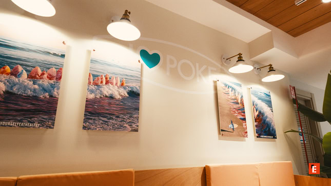 intérieur poke chic : déco surf et banquette cosy