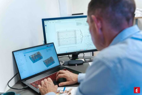 poste cao : modélisation 3d et plans techniques