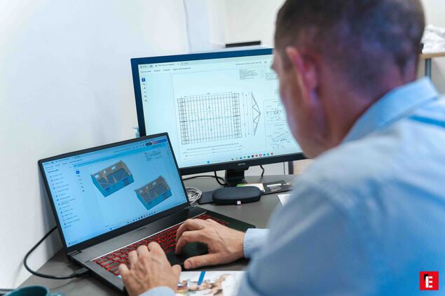 poste cao : modélisation 3d et plans techniques