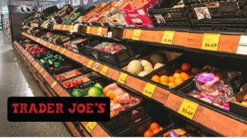 trader joes produce aisle — fresh fruits & vegetables