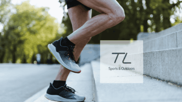 corredor subiendo escaleras con zapatillas deportivas