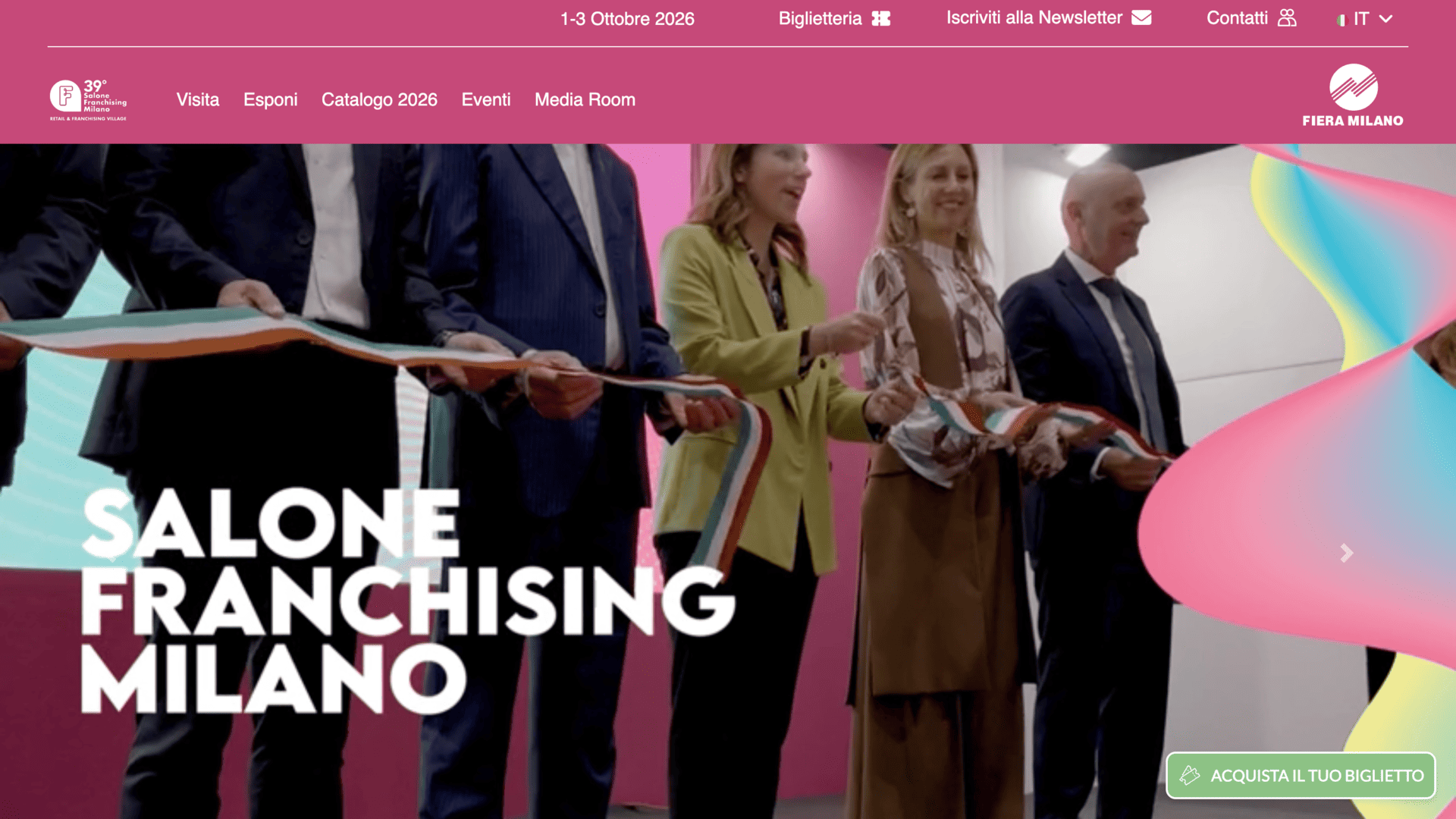 homepage salone franchising milano con biglietti