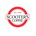scooters coffee red circular badge logo