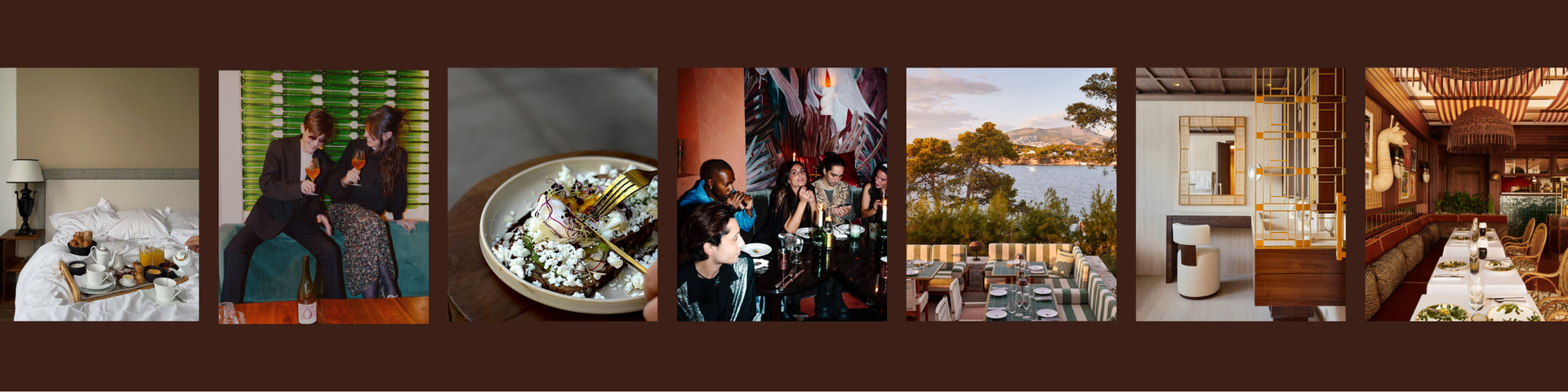 intérieurs gourmands: restaurant, petit déjeuner et terrasse