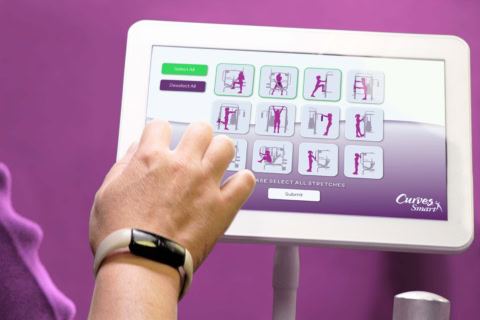 tablette fitness curves smart : sélection d’Étirements