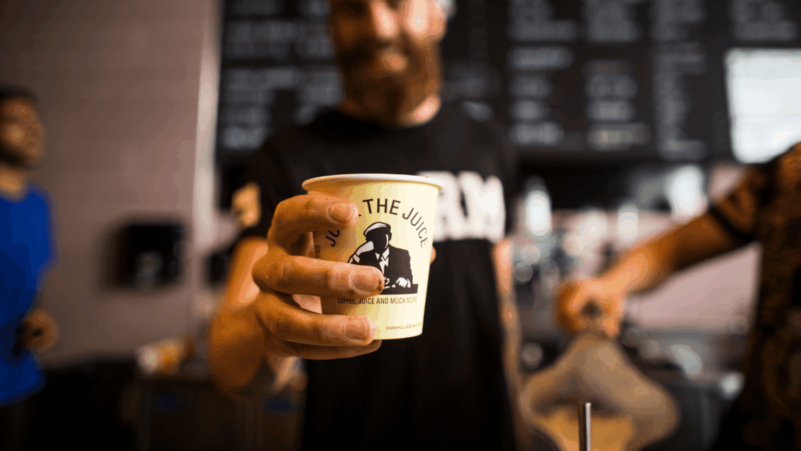 un café offert chez joe the juice