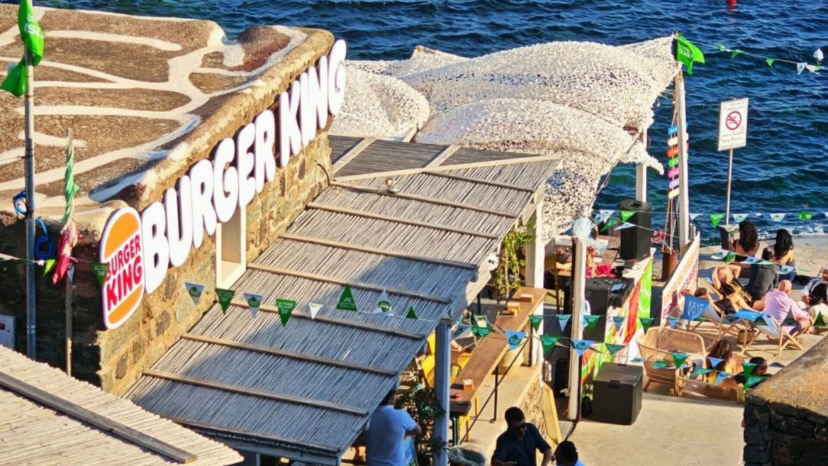 terrazza panoramica burger king sul mare