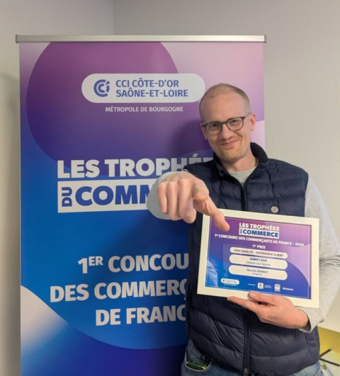 lauréat trophées du commerce 2026, cci côte dor