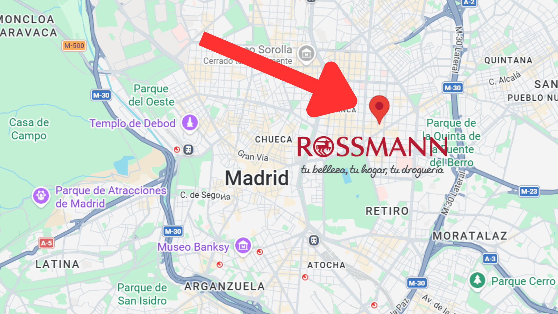 tienda rossmann en el centro de madrid