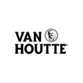 logo van houtte noir et blanc médaillon profil barbu