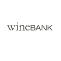 winebank wortmarke: elegante graue typografie