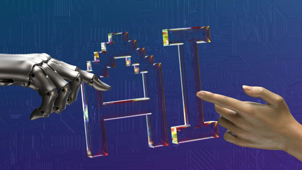 ia : main humaine et robotique modernes