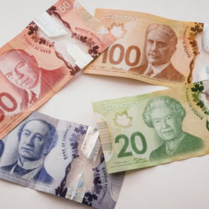 billets canadiens 10, 20, 50 et 100 $
