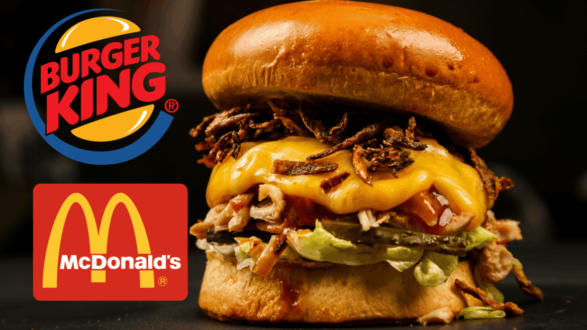 burger king y mcdonalds: burger gourmet Épico
