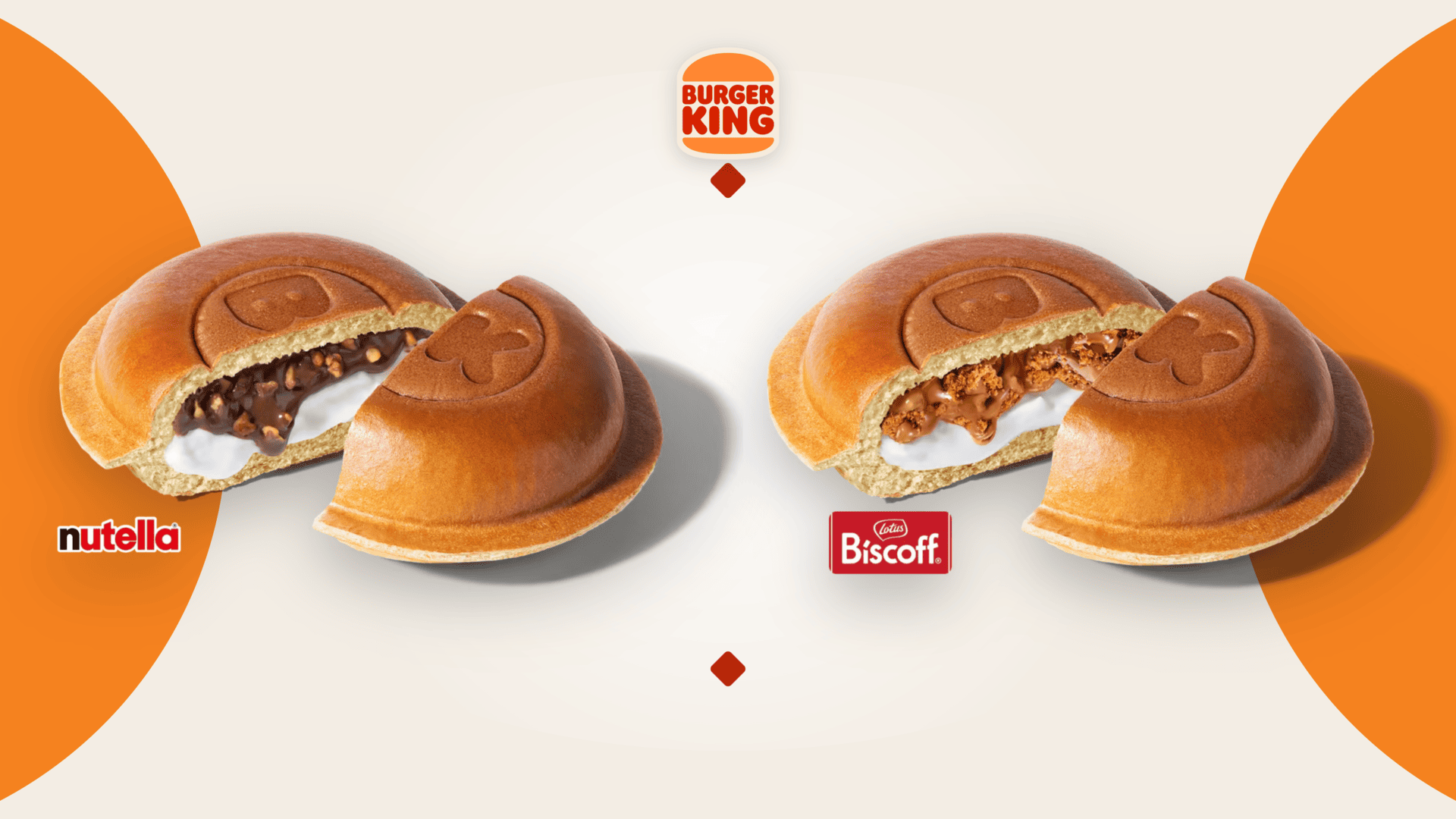 burger king : desserts nutella et biscoff