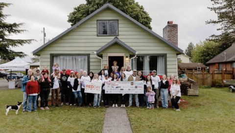 community home makeover reveal photo