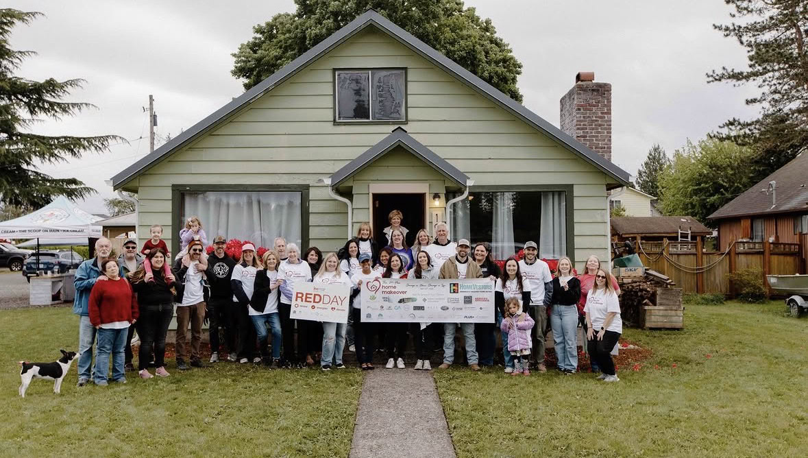 community home makeover reveal photo