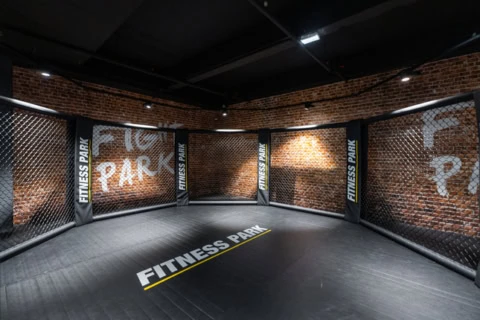 cage mma fitness park octogonale