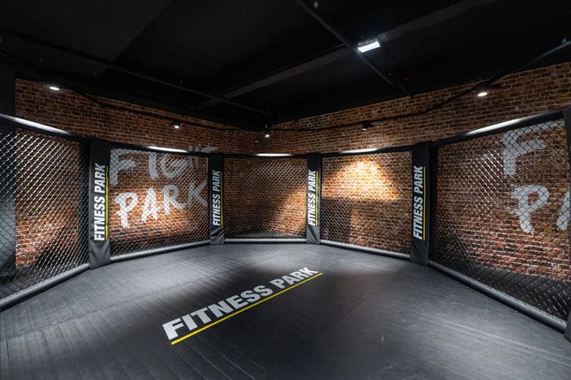 cage mma fitness park octogonale