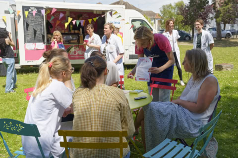 food truck santé et rencontre en plein air