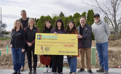 homevestors donation to women build initiative