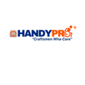 handypro blue and orange handyman logo