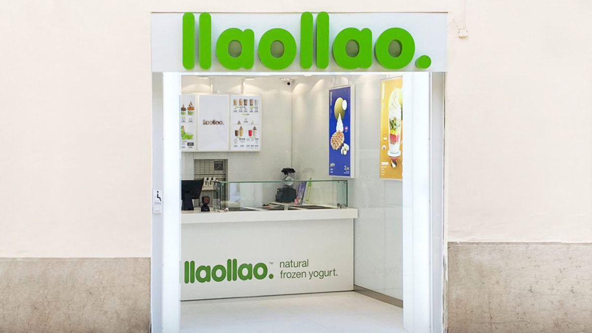 boutique llaollao de yaourt glacé moderne