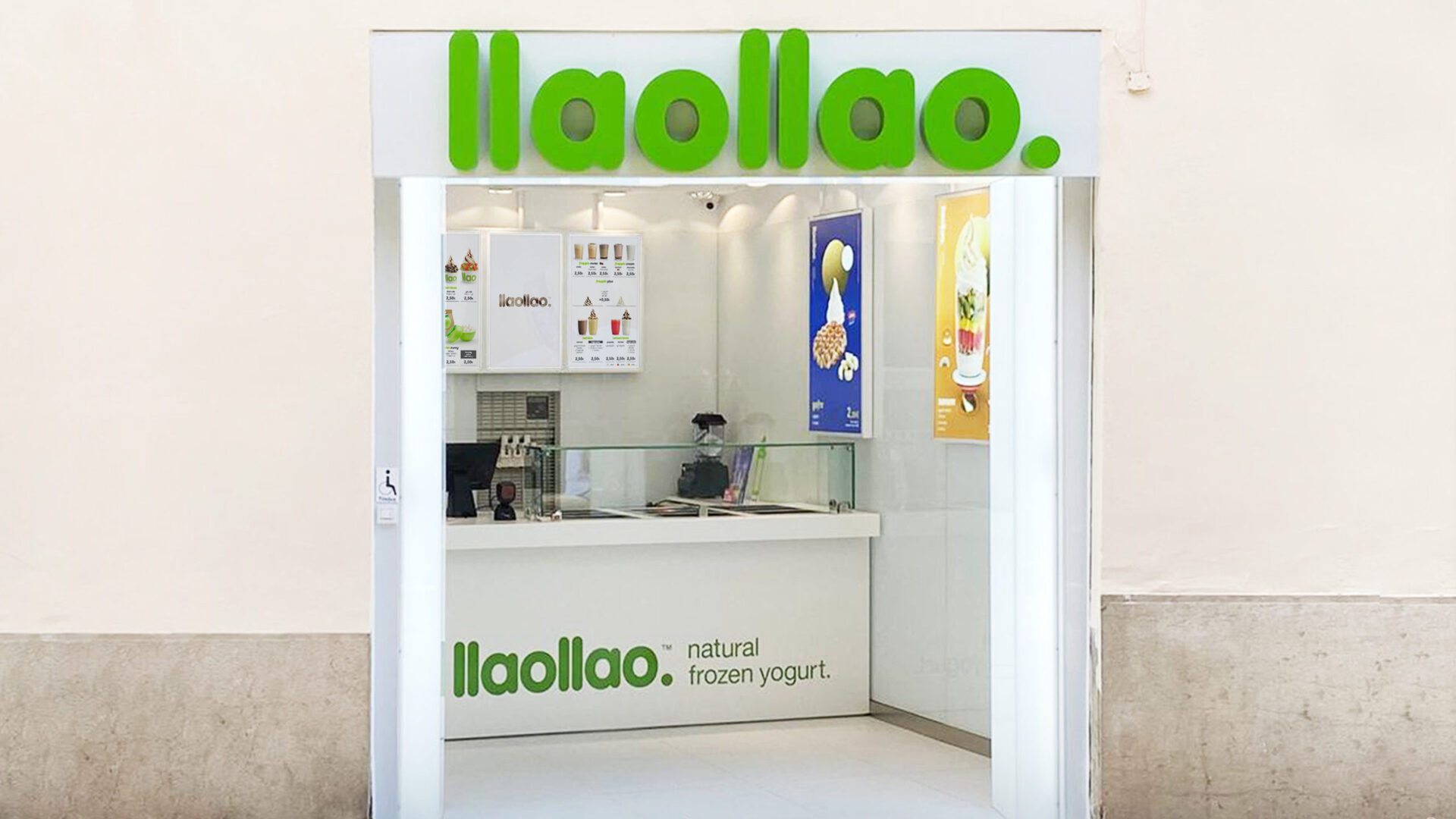 boutique llaollao de yaourt glacé moderne