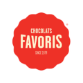 logo chocolats favoris au sceau rouge vintage