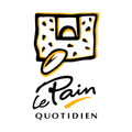 logo artisan le pain quotidien, jaune et noir