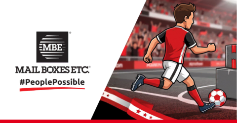 mail boxes etc. : #peoplepossible et football