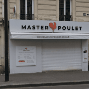 façade fermée de master poulet à paris