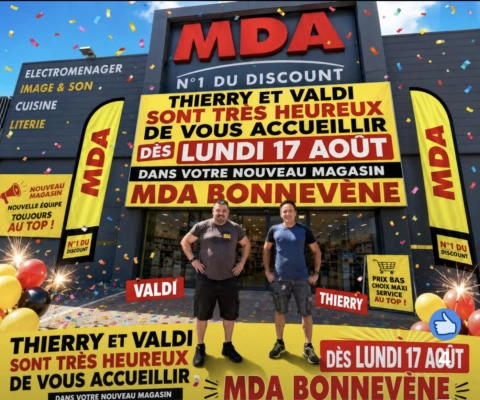 ouverture mda bonnevène : thierry et valdi accueillent le public