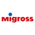 logo migross rouge avec point bleu