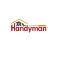 mr. handyman logo with roof icon