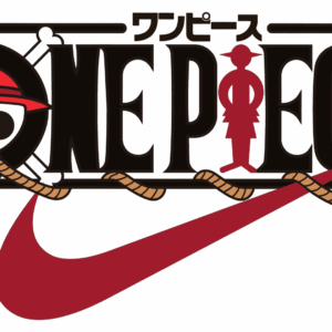 logo one piece nike con swoosh rojo