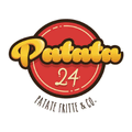 logo retro patata 24, cuisine familiale