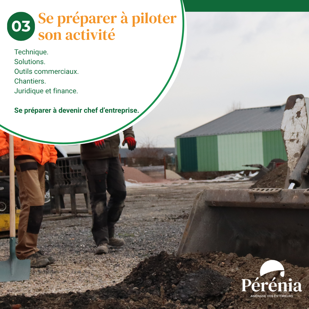 se préparer à piloter son activité paysage